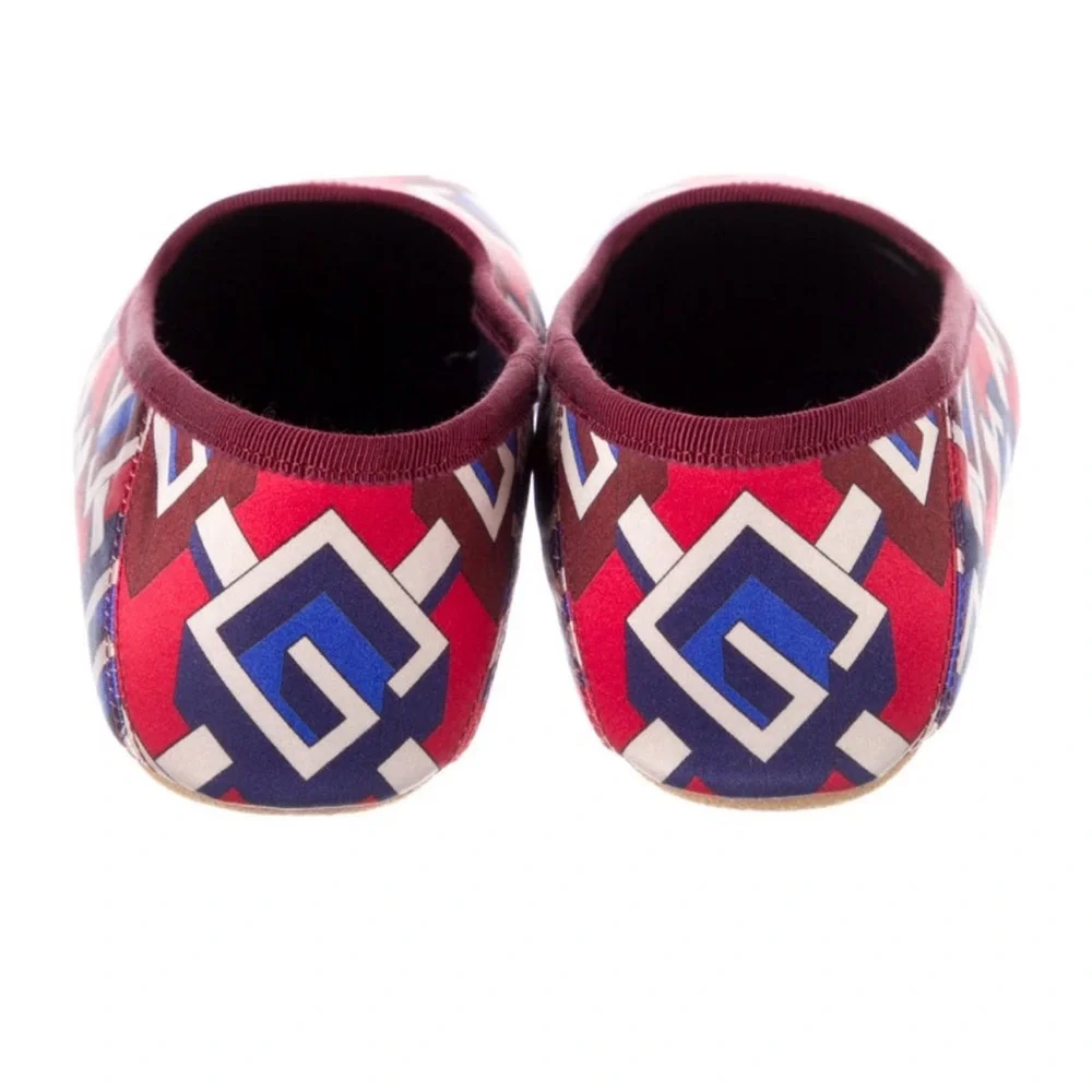 Gucci Printed Silk Slippers - Picture 4 of 5
